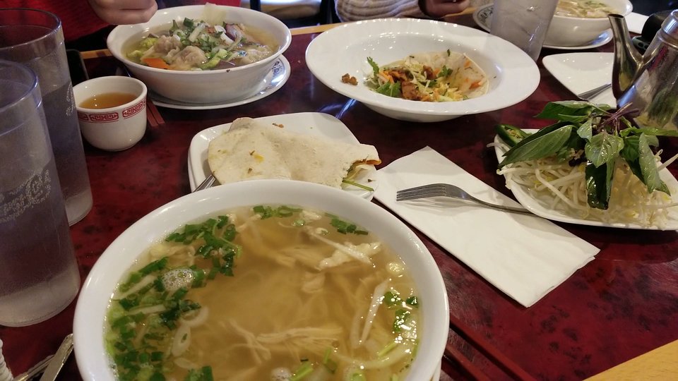 Warm indoor seating for lunch or dinner.